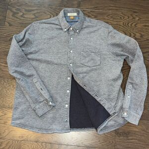 Tailor vintage Gray Connecticut Originals fleece shirt jacket XL men’s slim
